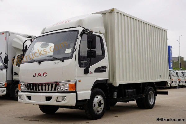 JAC Junling E5 132hp 4X2(6 wheels) 4.15m single-row van light truck (China VI) Exterior (3) | 86Trucks