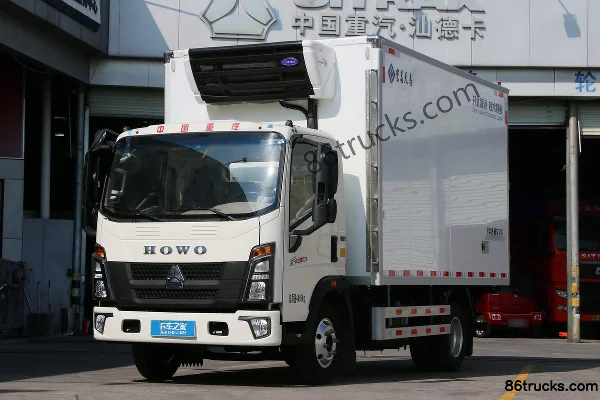 Sinotruk HOWO Tongshuai 160 hp 4X2(6 wheels) 4m Refrigerated Truck (China VI) (Luye Brand) (Ratio 4.333) Exterior (3) | 86Trucks