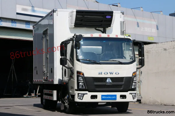 Sinotruk HOWO Tongshuai 160 hp 4X2(6 wheels) 4m Refrigerated Truck (China VI) (Luye Brand) (Ratio 4.333) Exterior