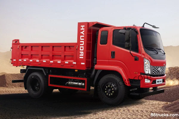 Hyundai Commercial Vehicle Zhidao 300 180hp 4X2(6 wheels) 3.95m Dump Truck Exterior