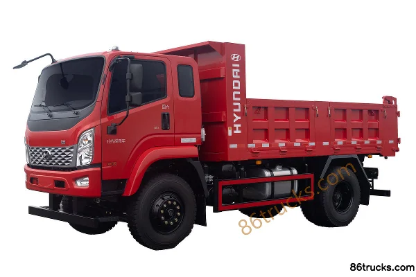 Hyundai Commercial Vehicle Zhidao 500 180hp 4X2(6 wheels) 3.95m Dump Truck Exterior (3) | 86Trucks
