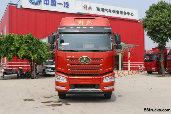 FAW Jiefang New J6P Classic Edition 460 hp 8X4(12 wheels) 9.5m Wing Box Truck (457 Punch Weld Axle) Exterior (2) | 86Trucks