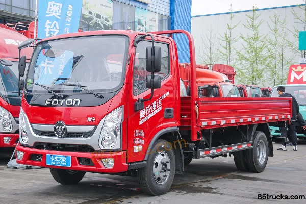 Foton Aoling Suyun version BUFF 158 ch 4X2(6 roues) camion léger à ridelles 4,17 m cabine simple (China VI) (rapport 4,333) Extérieur (3)