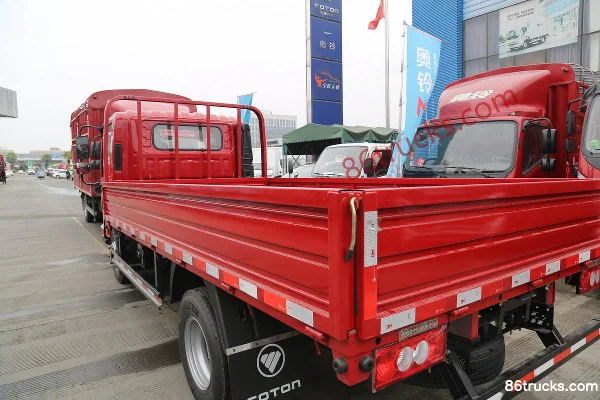 Foton Aoling Suyun version BUFF 158 ch 4X2(6 roues) camion léger à ridelles 4,17 m cabine simple (China VI) (rapport 4,333) Carrosserie (2)