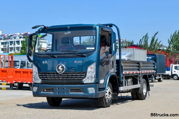 SHACMAN Light Truck Delong K5000 Luxury 160 hp 4X2(6 wheels) 4.18m Single Row Flatbed Light Truck (China VI) Exterior (3) | 86Trucks