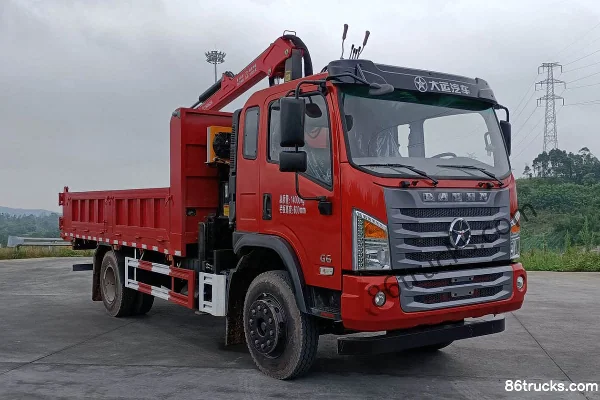 Dayun G6 180hp 4X2(6 wheels) Grab-Type Garbage Truck (China VI) Exterior