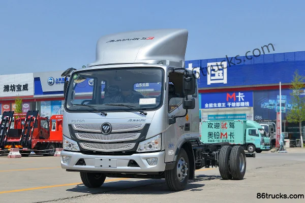 Foton Aumark S3 series Green Pass Seafood version 156hp 4X2(6 wheels) 3.83m semi-row stake truck light truck (China VI) Exterior (3) | 86Tru
