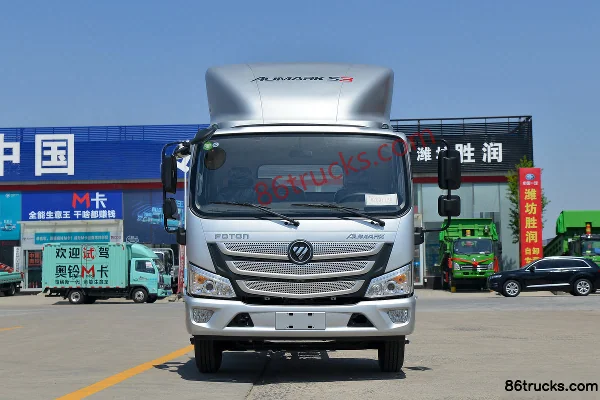 Foton Aumark S3 series Green Pass Seafood version 156hp 4X2(6 wheels) 3.83m semi-row stake truck light truck (China VI) Exterior (2) | 86Tru