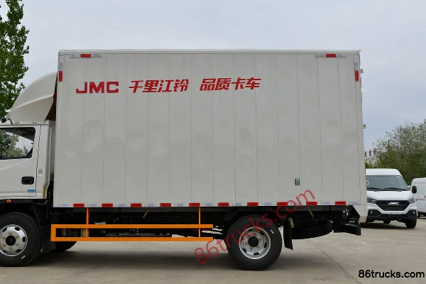 JMC Shunda Wide Body 122 hp 4X2(6 wheels) 4.2m single-row box truck (air brake) (China VI) (2) | 86Trucks