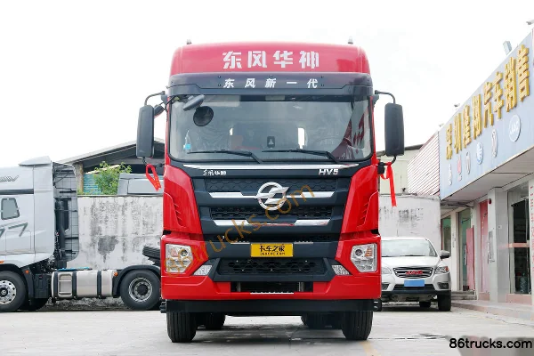 Dongfeng HV5 Standard Load Enhanced Edition 460hp 6X4(10 wheels) tractor truck (with hydraulic retarder)(dual fuel tanks)(axle ratio 3.909)