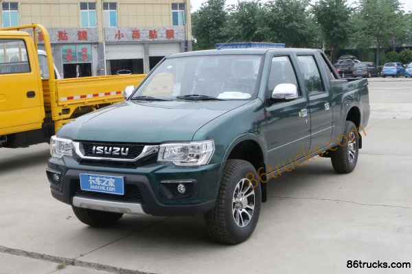 Qingling Isuzu T17 2021 3.0T Diesel 142 hp 2WD Long Wheelbase Double Row Pickup Cab (3) | 86Trucks