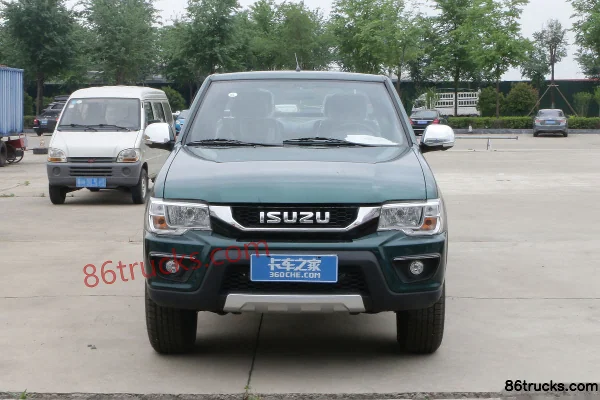 Qingling Isuzu T17 2021 3.0T Diesel 142 hp 2WD Long Wheelbase Double Row Pickup Cab (2) | 86Trucks