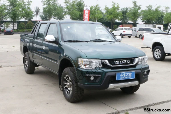 Qingling Isuzu T17 2021 3.0T Diesel 142 hp 2WD Long Wheelbase Double Row Pickup Cab