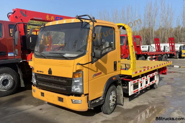 Sinotruk HOWO Zhuimeng 130 ch 4X2(6 roues) dépanneuse (marque Chunhong) Extérieur