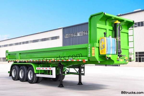 Xin Jinjun semi-remorque benne basculante arrière 10,5m Extérieur (2) | 86Trucks