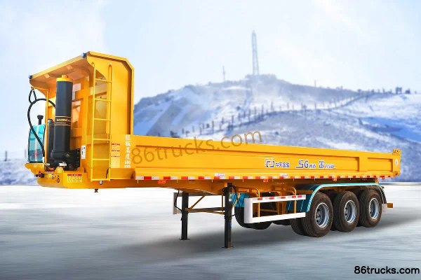 Xin Jin Jun 10m Rear Dump Semi-Trailer Exterior