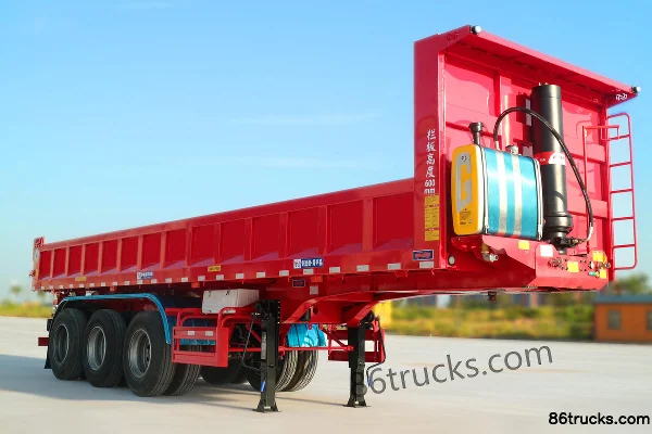 Xin Jin Jun 9.5m Rear Dump Semi-Trailer Exterior