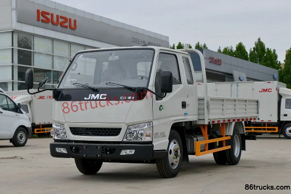JMC Shunda Small Truck 122hp 4X2(6 wheels) 3.3m Crew Cab Flatbed Light Truck (China VI) Exterior (3) | 86Trucks