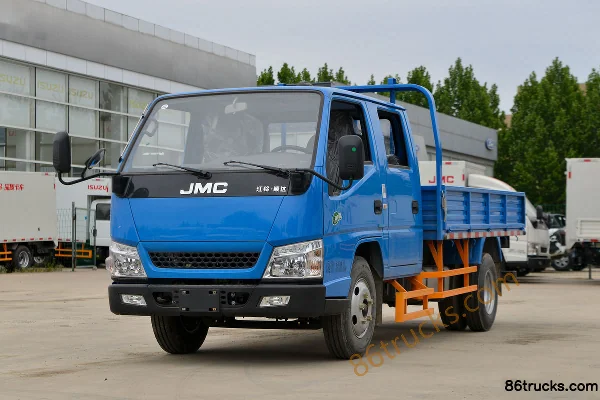 JMC Shunda châssis étroit 122 ch 4X2(6 roues) camion léger à plateaux 3,265 m cabine double (frein hydraulique) (China VI) Extérieur (3) | 8