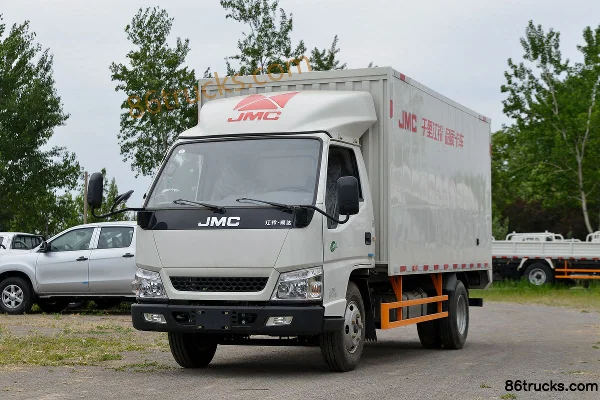 JMC Shunda Narrow Body 122hp 4X2(6 wheels) 4.21m Single Row Van Light Truck (Hydraulic Brake)(China VI) Exterior (3) | 86Trucks