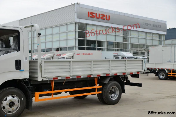 JMC Kaiyun 143 hp 4X2(6 wheels) 4.1m Single Row Flatbed Light Truck (China VI) Body (1) | 86Trucks