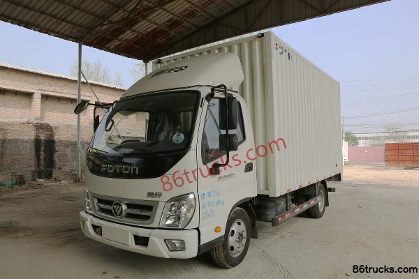 Foton Ollin Jieyun Classic Edition 132hp 4X2(6 wheels) 4.14m single-row van light truck Exterior (3) | 86Trucks