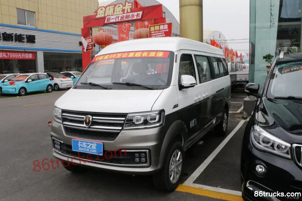 Jinbei New Haishi S 2021 Business Central AC 102hp 1.5L 7-Seat Van Exterior (3) | 86Trucks