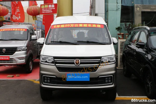 Jinbei New Haishi S 2021 Business Central AC 102hp 1.5L 7-Seat Van Exterior (2) | 86Trucks
