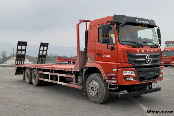 Dayun F7 version lourde 270 ch 6X4(10 roues) camion plateau (China VI) Extérieur