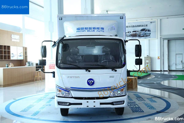 Foton Aumark EV Blue 4.5T 4.14m Single Row Pure Electric Box Light Truck 104.7kWh 4X2(6 wheels) Exterior (2) | 86Trucks