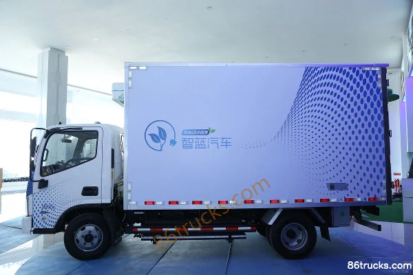 Aumark Zhilan 4.5T 4,085 m camion frigorifique électrique pur 100,27 kWh 4X2(6 roues) Extérieur (3) | 86Trucks