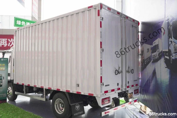 Foton Golden Aoling 158 hp 4X2(6 wheels) 4.14m Single Row Van Light Truck (China VI) Body (2) | 86Trucks