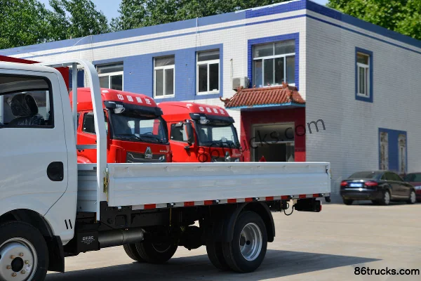 Dongfeng T5 2025 Model 1.6L Gasoline 122hp 4X2(6 wheels) 5-Speed 4.03m Flatbed Mini Truck Body (1) | 86Trucks