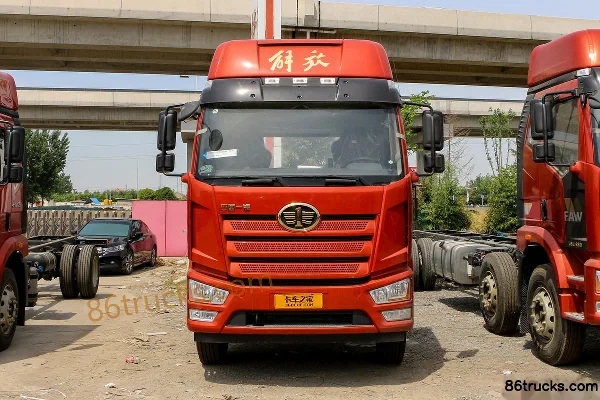 FAW Jiefang J6L camion moyen gamme supérieure 260 ch 4X2(6 roues) 6,75 m camion porteur à grille (China VI) Extérieur (2) | 86Trucks