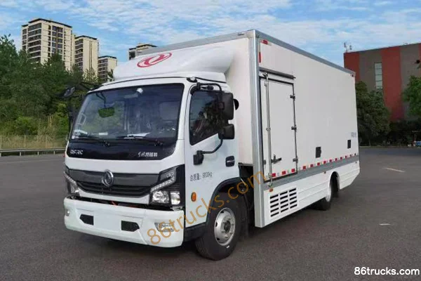 Dongfeng Captain K7 9T 4.27m Fuel Cell Refrigerated Truck (Qizhou) 4X2(6 wheels) Exterior (3) | 86Trucks