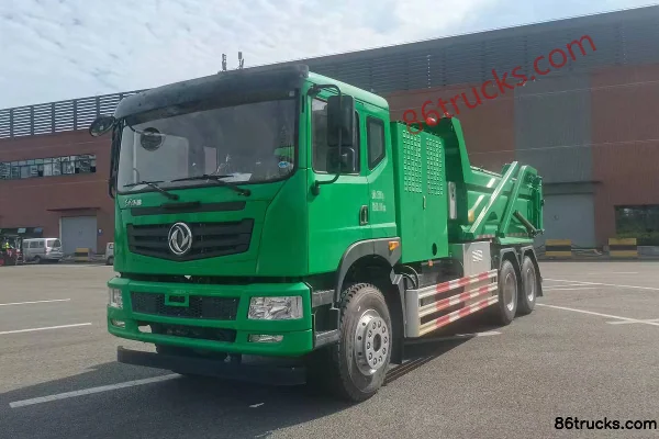 Dongfeng Huashen T7 25T 6X4(10 roues) fuel cell self-dumping garbage truck (Qizhou) Extérieur (3) | 86Trucks