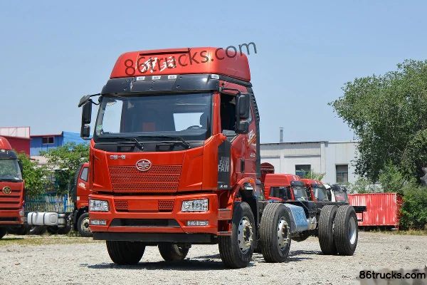 FAW Jiefang J6L Medium Truck Zhihui Edition 240hp 6X2(8 wheels) 7.7m Grating Cargo Truck Exterior (3) | 86Trucks