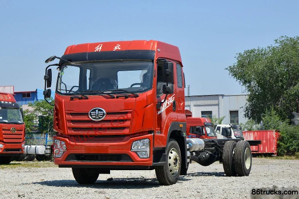 FAW Jiefang Qingdao JK6 Medium Truck 260 hp 4X2(6 wheels) 6.75m Grain Carrier Cargo Truck (China VI)(Mid Roof) Exterior (3) | 86Trucks