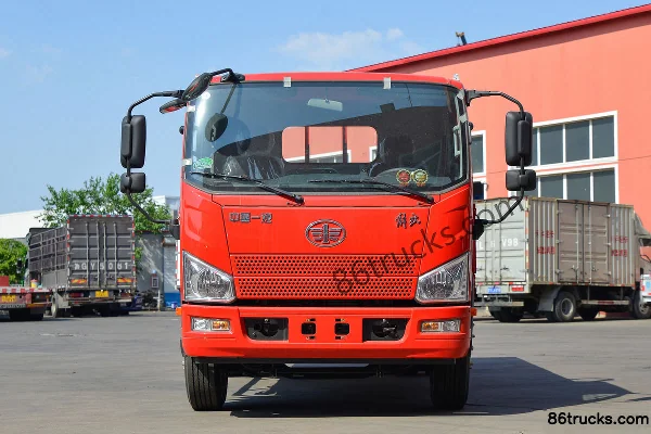 FAW Jiefang J6F Wide Body 160hp 4X2(6 wheels) 4.85m Semi-row Flatbed Light Truck (WLY 7-speed) Exterior (2) | 86Trucks