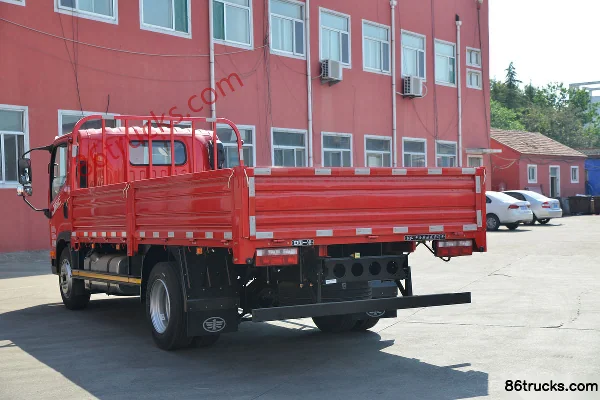 FAW Jiefang J6F Wide Body 160hp 4X2(6 wheels) 4.85m Semi-row Flatbed Light Truck (WLY 7-speed) (3) | 86Trucks