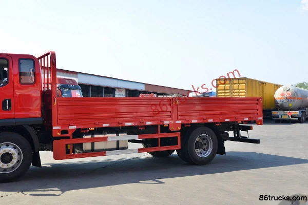 FAW Jiefang Hu V 130hp 4X2(6 wheels) 4.85m Semi-Row Flatbed Light Truck (5T Rear Axle) Body (1) | 86Trucks