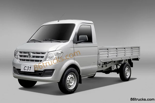 Dongfeng C31 modèle 2019 version standard 1,5 L 112 ch 4X2(6 roues) essence 2,9 m cabine simple camion plateau micro utilitaire (China VI) E
