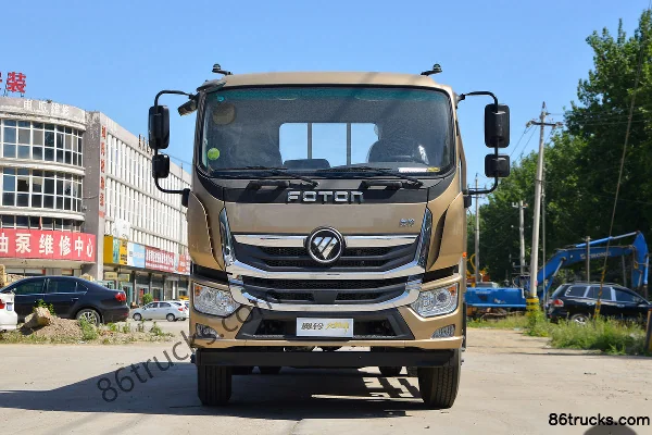 Foton Aoling Bumblebee 230hp 4X2(6 wheels) 6.8m Crew Cab Flatbed Cargo Truck (China VI) Exterior (2) | 86Trucks
