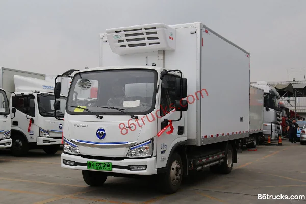 Foton Zhilan 4.5T 4.085m Pure Electric Refrigerated Truck (BJ5045XLCEVK) 100.27kWh 4X2(6 wheels) Exterior (3) | 86Trucks