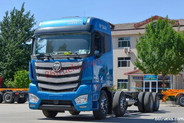 Foton AumanEST 6 Series Heavy Truck 320 hp 8X4(12 wheels) 9.53 m Flatbed Cargo Truck (3.7 Ratio) Exterior (3) | 86Trucks