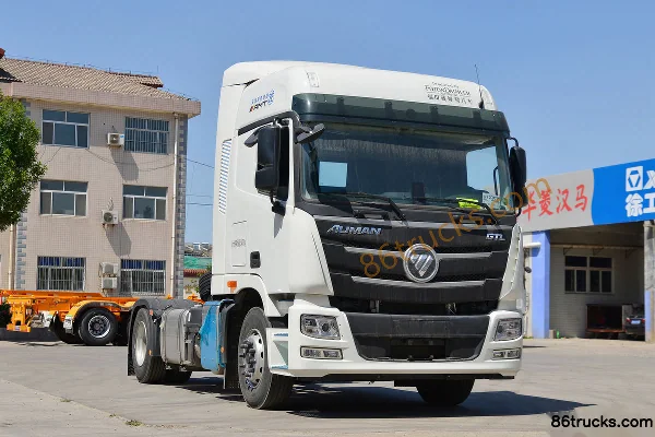 Auman GTL 14.5L LNG 530hp 4X2(6 wheels) ZF 12-Speed AMT Automatic Tractor Truck Exterior
