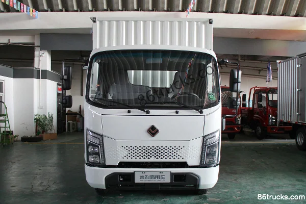 Ouling Jiyun version logistique 150 ch 4X2(6 roues) 4,15 m camion fourgon léger cabine simple (China VI) Extérieur (2) | 86Trucks