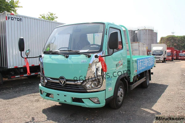 Foton Aoling M-Card 122hp 4X2(6 wheels) 3.7m Single Row Flatbed Light Truck (China VI) Exterior (3) | 86Trucks