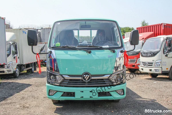 Foton Aoling M-Card 122hp 4X2(6 wheels) 3.7m Single Row Flatbed Light Truck (China VI) Exterior (2) | 86Trucks