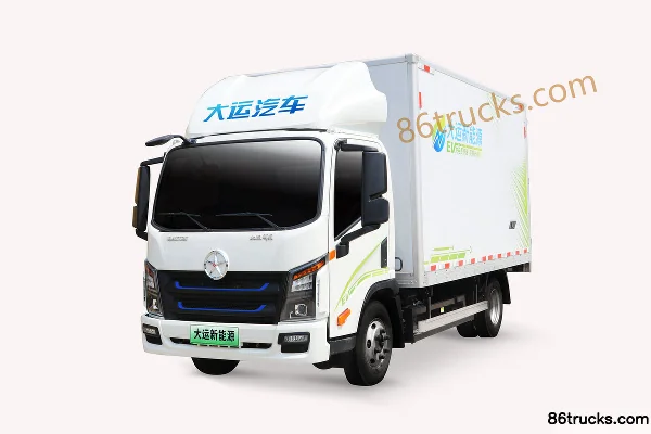 Dayun Xianglong 4,5T camion léger fourgon électrique pur 4,12 m simple cabine (frein hydraulique) 81,14 kWh 4X2(6 roues) Extérieur (3) | 86T